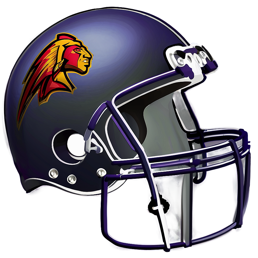 Football Helmet Illustration Png 05252024 PNG image