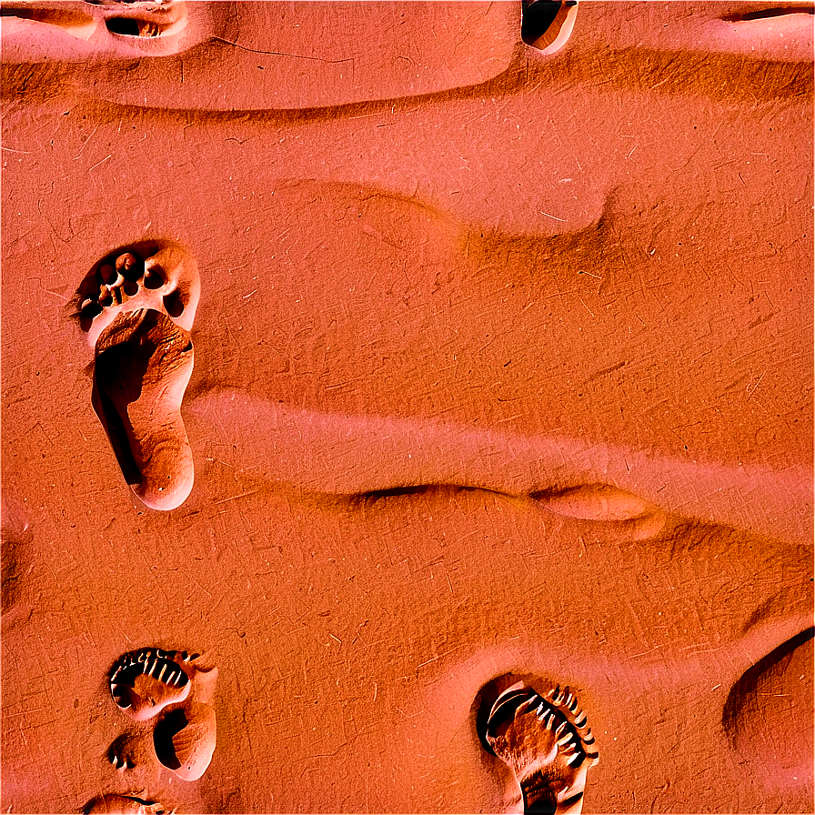 Footprints On Sandy Desert Png 58 PNG image