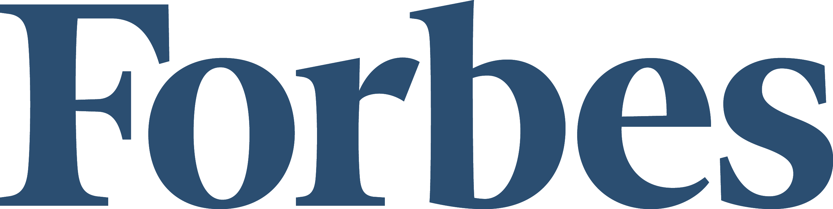 Forbes Logo Blueon Transparent PNG image