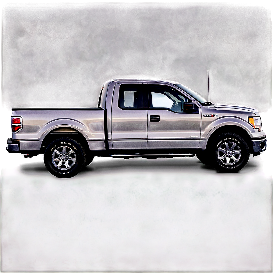 Ford F150 Iconic Silver Png Mov PNG image