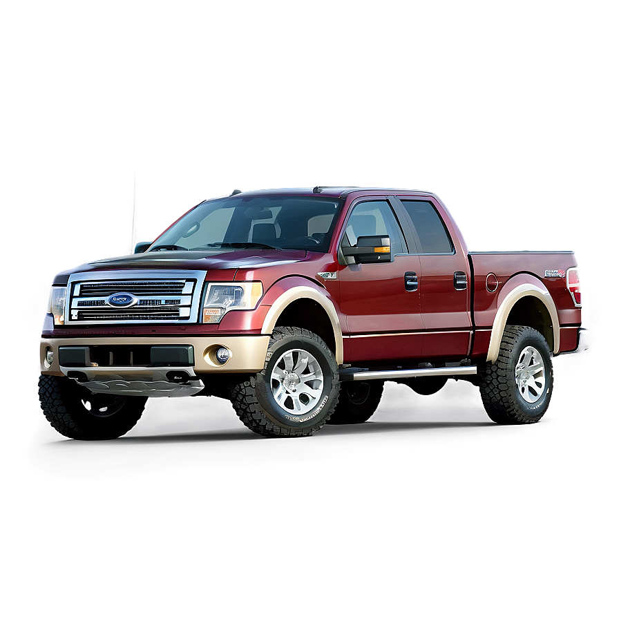 Ford F150 Magma Red Png 06212024 PNG image