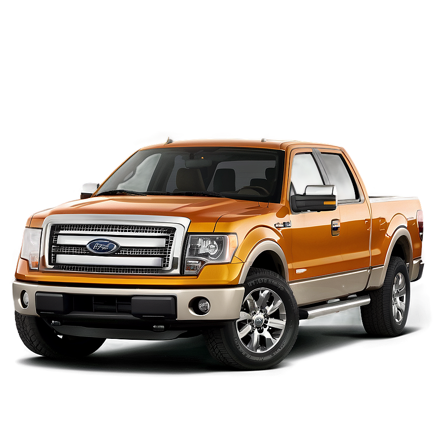 Ford F150 Sunset Orange Png 06212024 PNG image