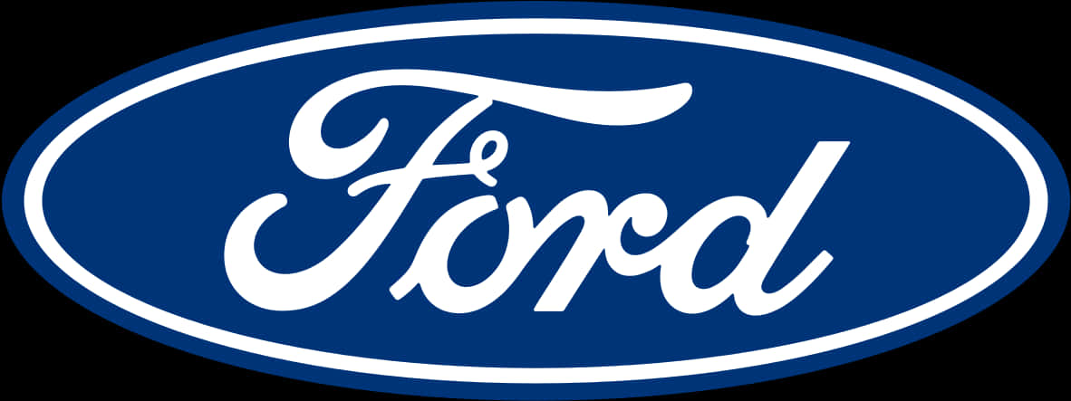 Ford Logo Classic Blue Oval PNG image