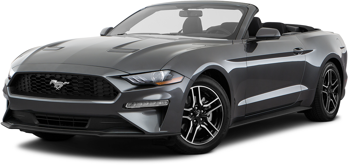 Ford Mustang Convertible Side View PNG image