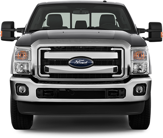 Ford Super Duty Front View PNG image