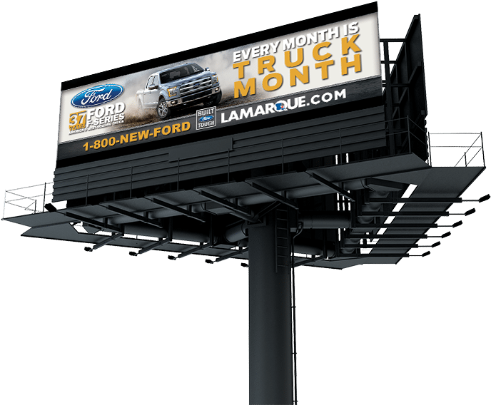 Ford Truck Month Billboard Advertisement PNG image