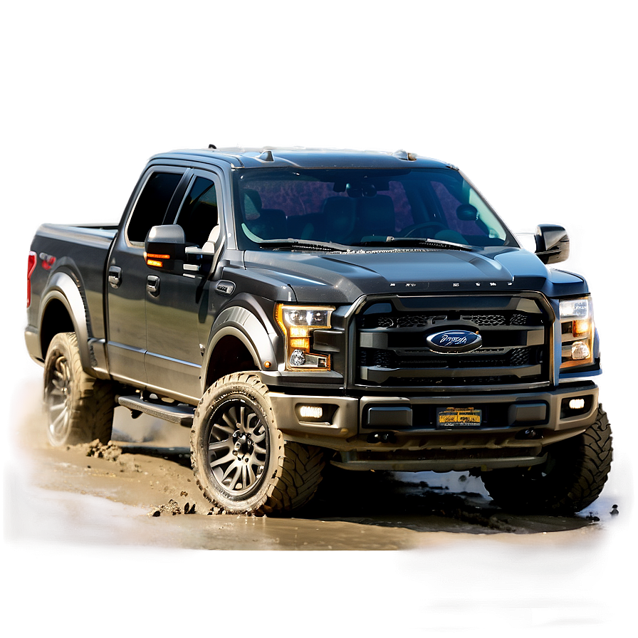 Ford Truck Performance In Mud Png 06252024 PNG image