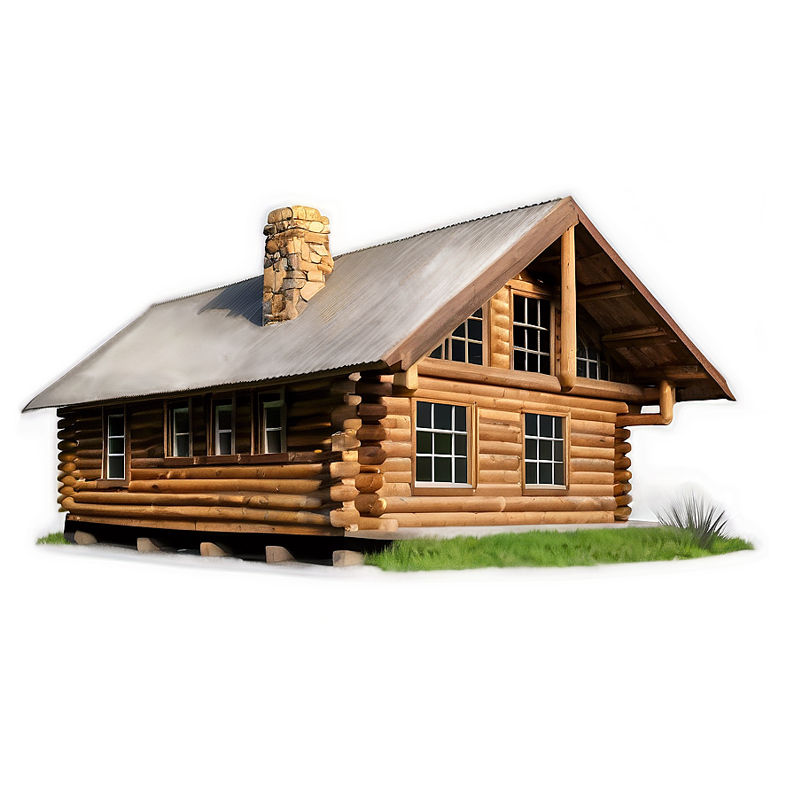 Forest Log Cabin Getaway Png 06122024 PNG image