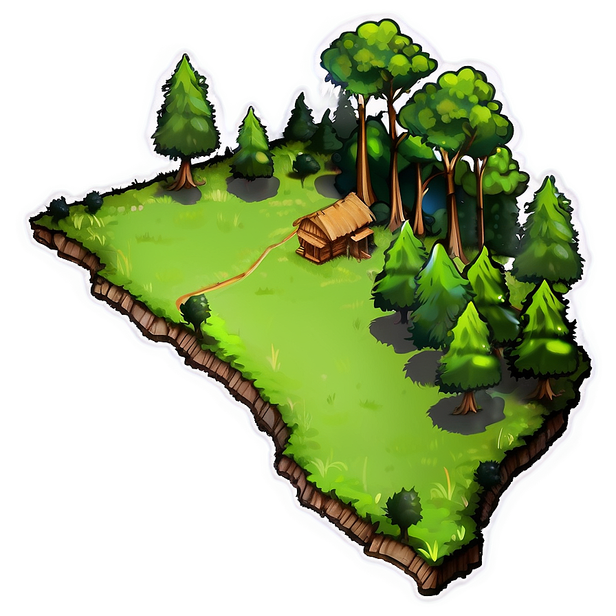 Forest Map Clipart Png 81 PNG image