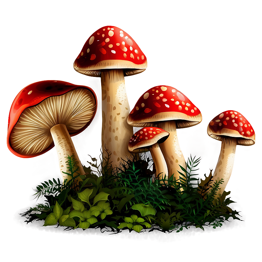 Forest Mushroom Clipart Png Ndv47 PNG image