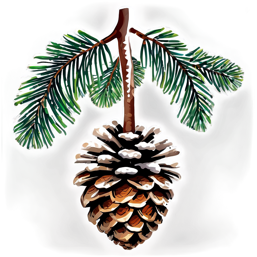 Forest Pine Cone Png 06202024 PNG image