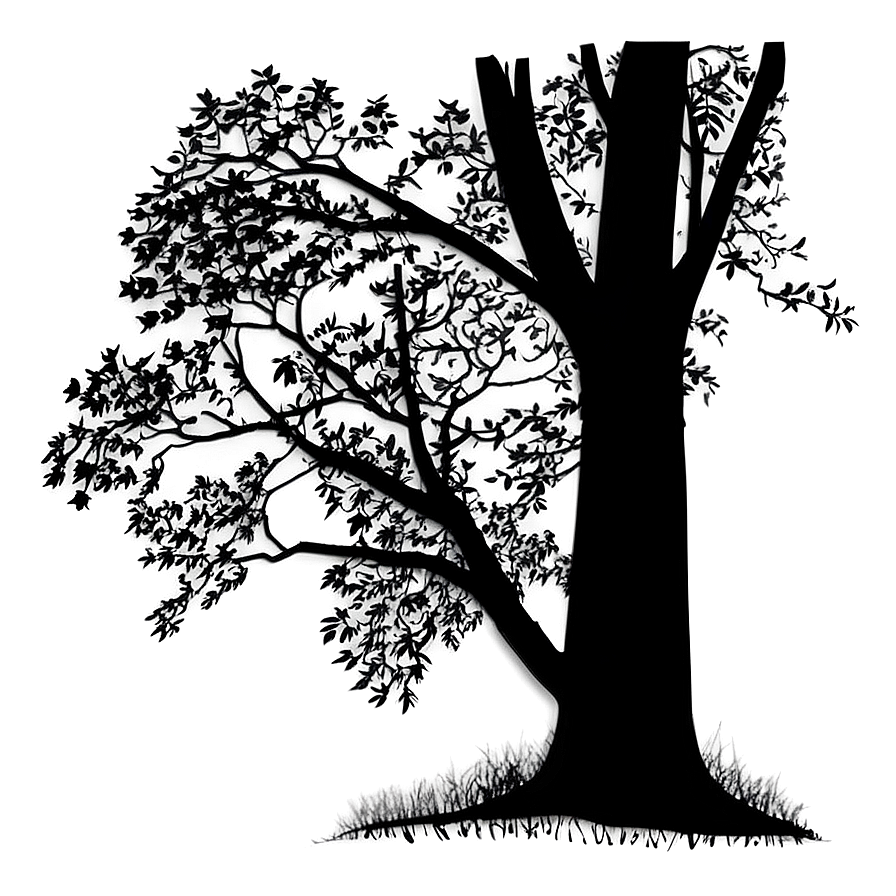 Forest Silhouette C PNG image