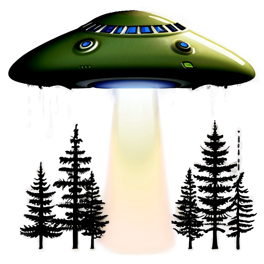 Forest Ufo Png 05042024 PNG image