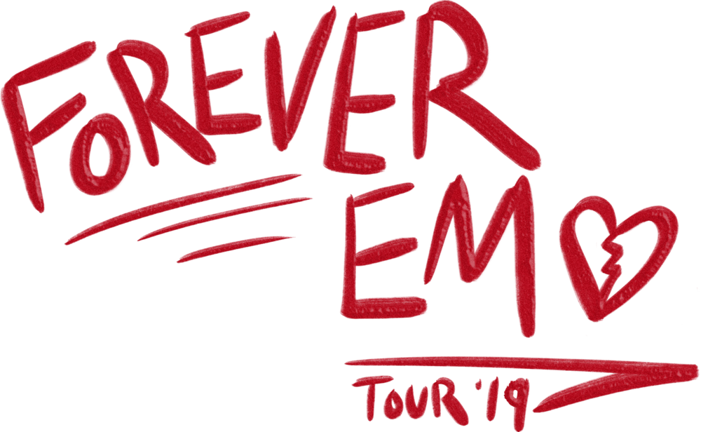 Forever Emo Tour Graphic PNG image