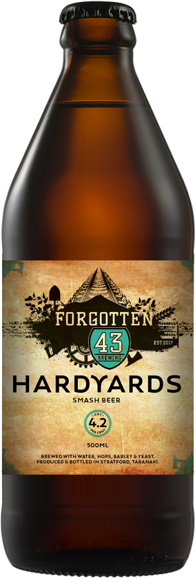 Forgotten43 Hardyards Beer Bottle PNG image