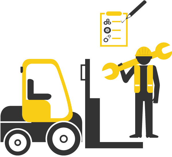 Forklift Maintenance Checklist PNG image