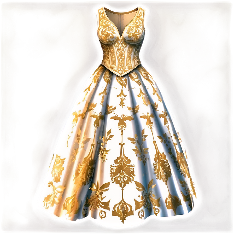 Formal Ball Gown Dress Png 11 PNG image