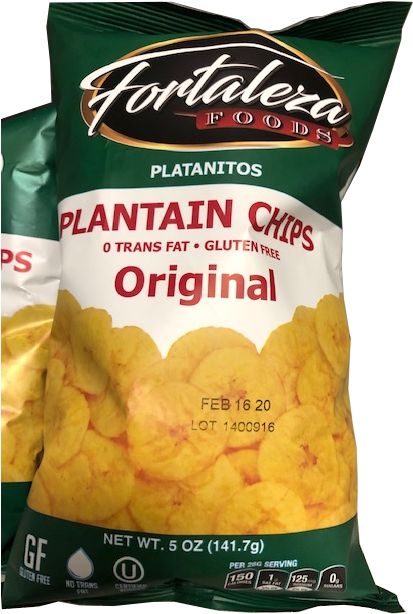 Fortaleza Plantain Chips Package PNG image