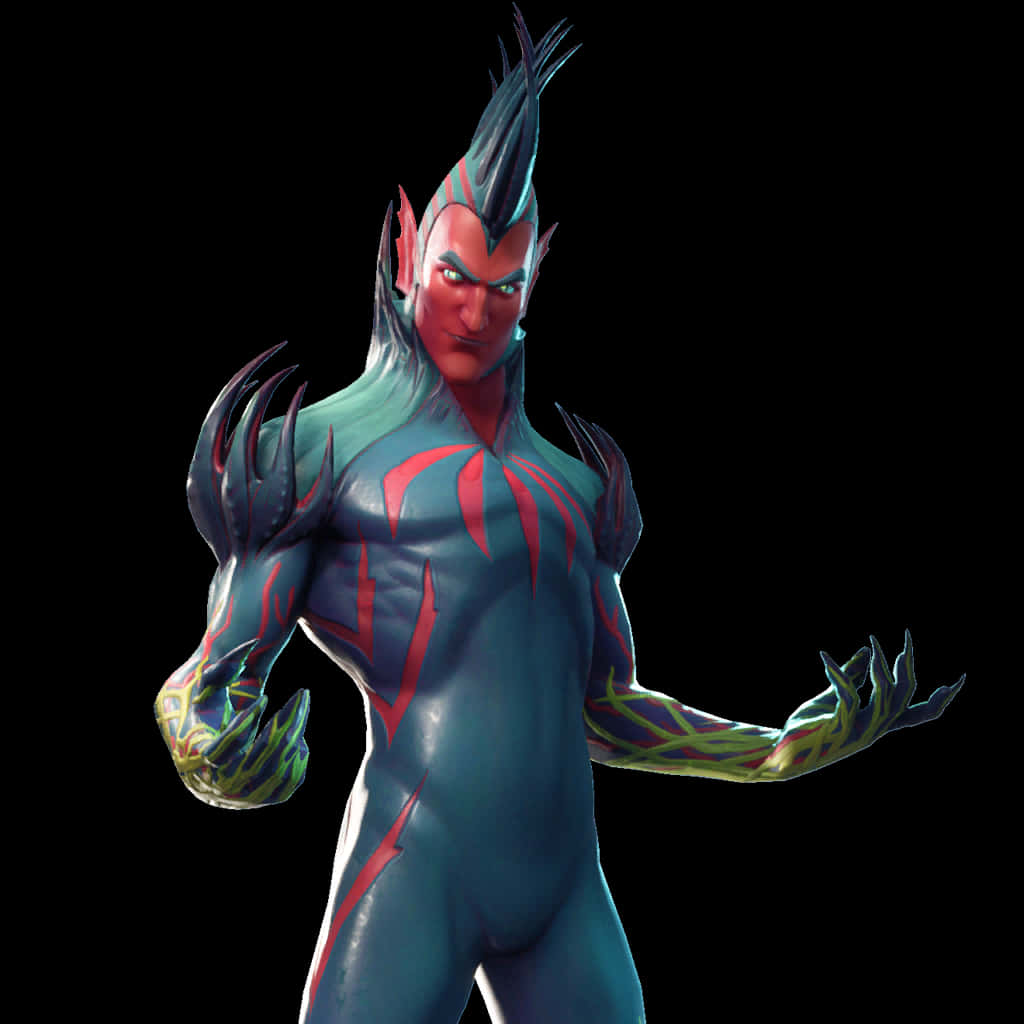 Fortnite Aquatic Superhero Skin PNG image