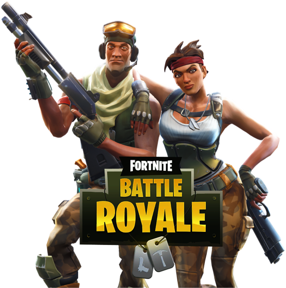 Fortnite Battle Royale Characters With Weapons PNG image