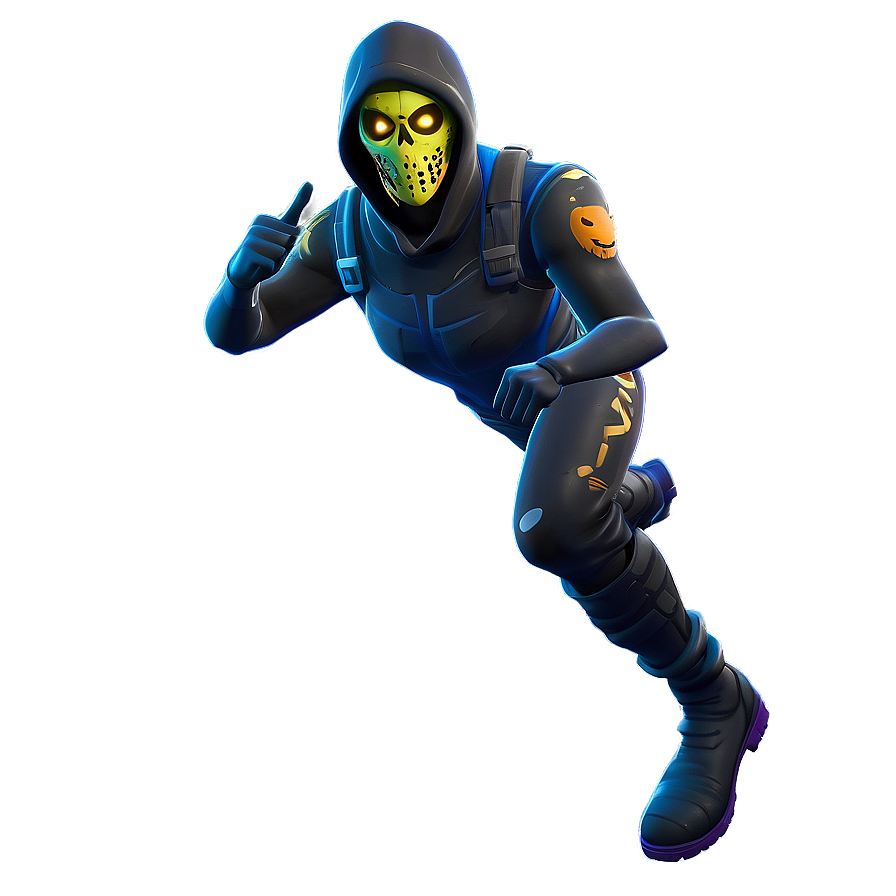 Fortnite Character In Halloween Costume Png Ykx37 PNG image