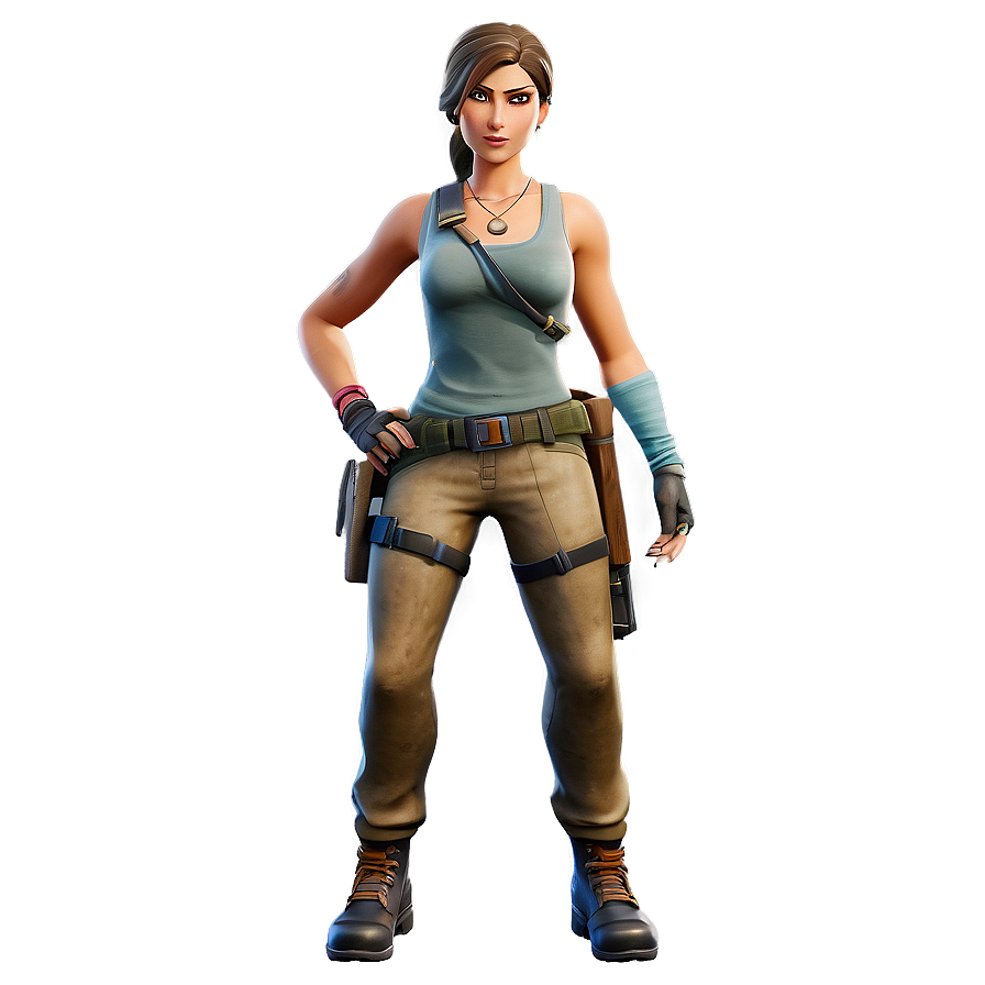 Fortnite Lara Croft Archetype Png Wcm PNG image