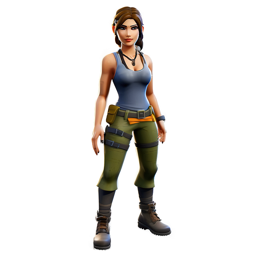 Fortnite Lara Croft Premium Skin Png 51 PNG image