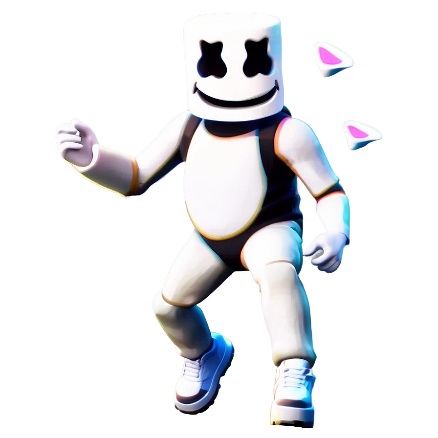 Fortnite Marshmello Dance Emote Png 06252024 PNG image