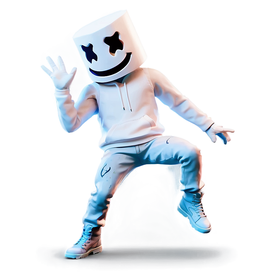 Fortnite Marshmello Dance Emote Png Mqf PNG image