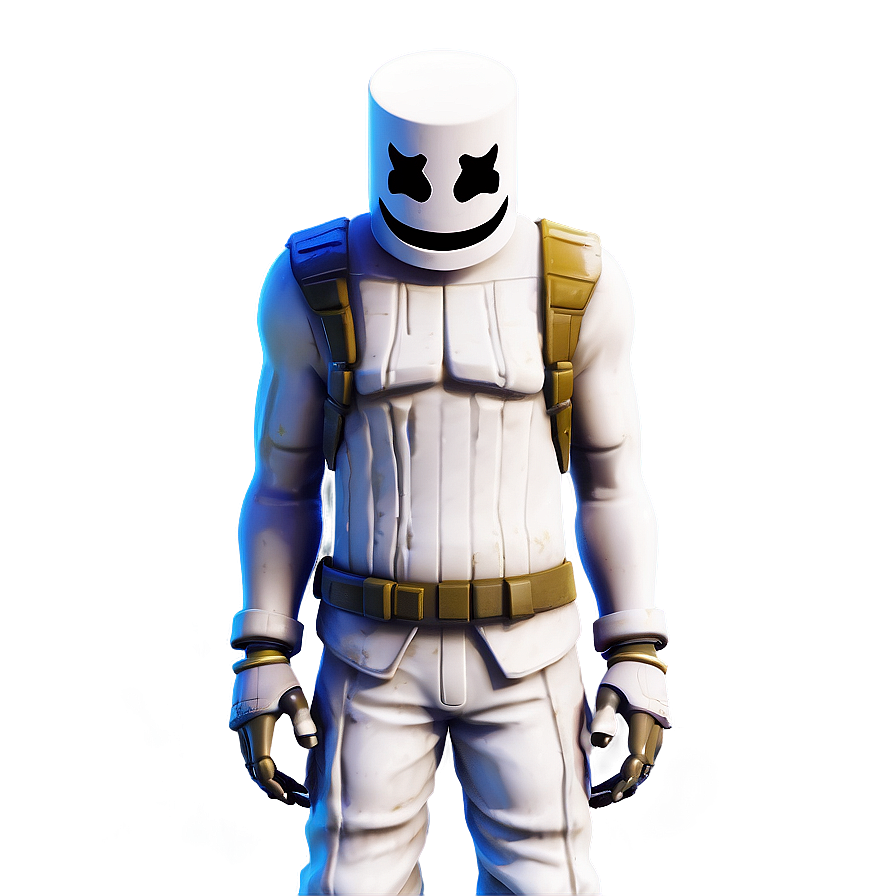 Fortnite Marshmello Fan Art Png 06252024 PNG image