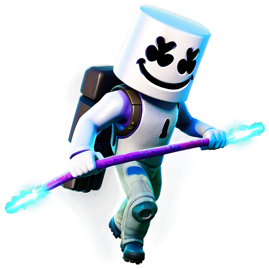 Fortnite Marshmello Glider Png 06252024 PNG image