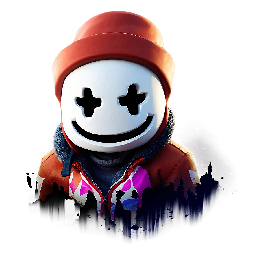 Fortnite Marshmello Limited Edition Png Bqp11 PNG image