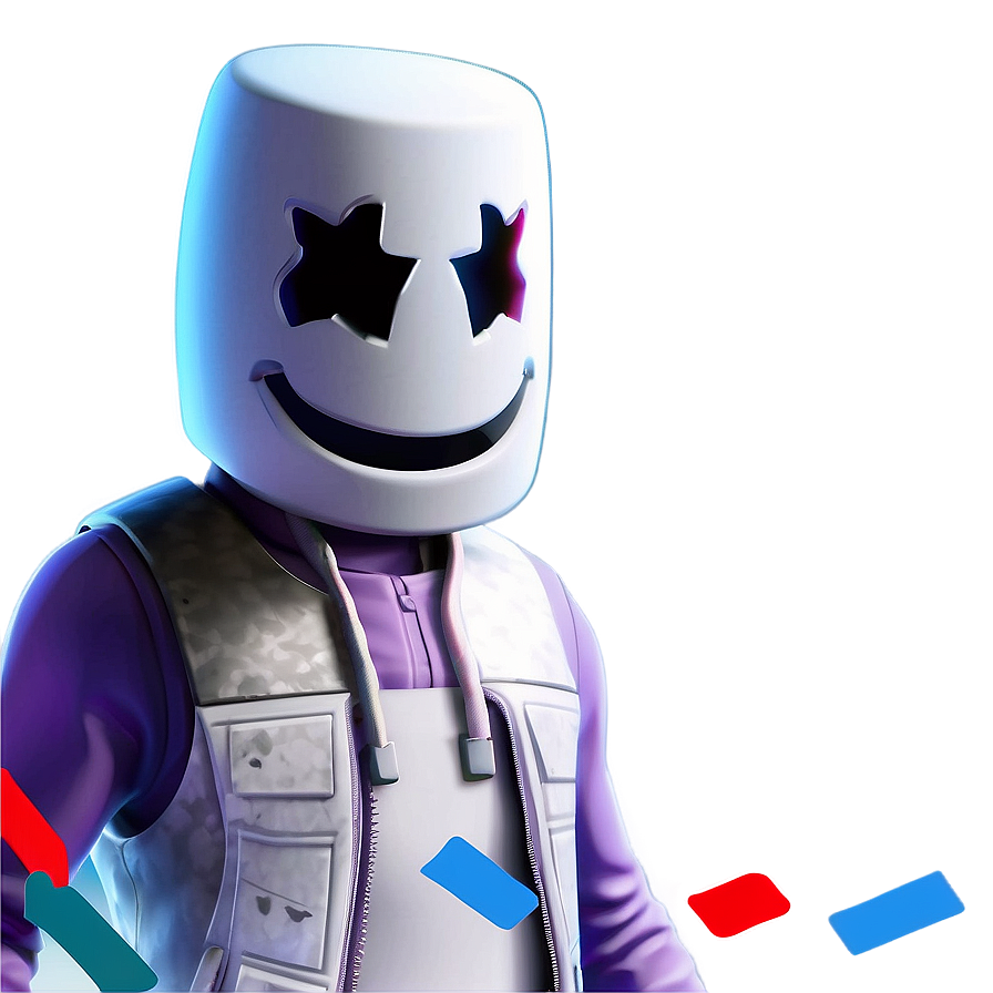 Fortnite Marshmello Live Event Png 06252024 PNG image