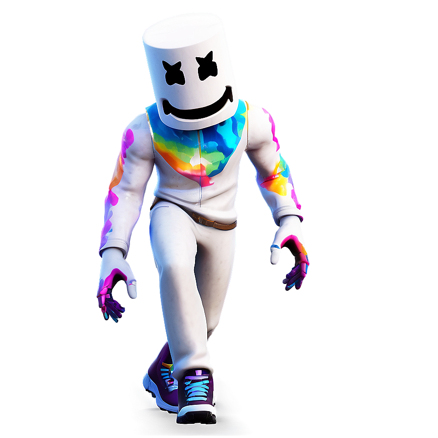 Fortnite Marshmello Outfit Png Psr63 PNG image