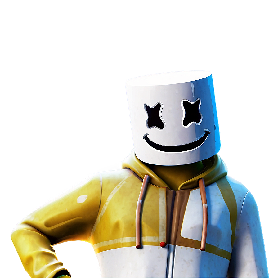 Fortnite Marshmello Png Plu62 PNG image