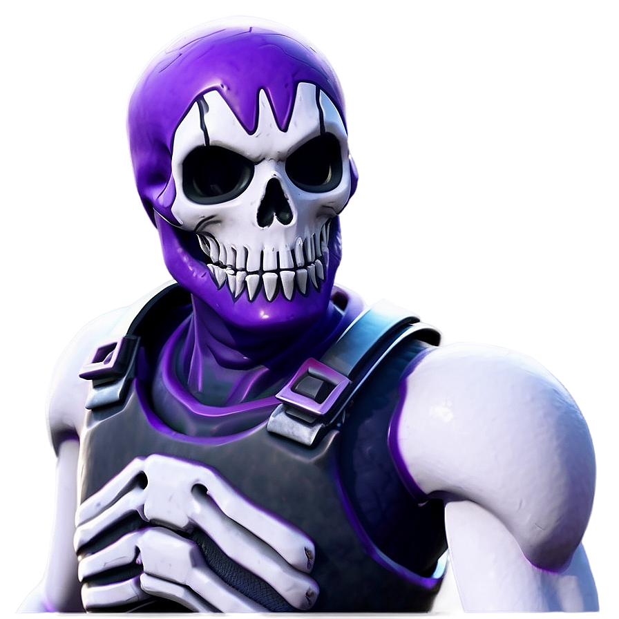 Fortnite Purple Skull Trooper Png Qtx PNG image