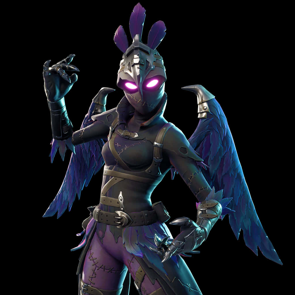 Fortnite Raven Skin Character PNG image