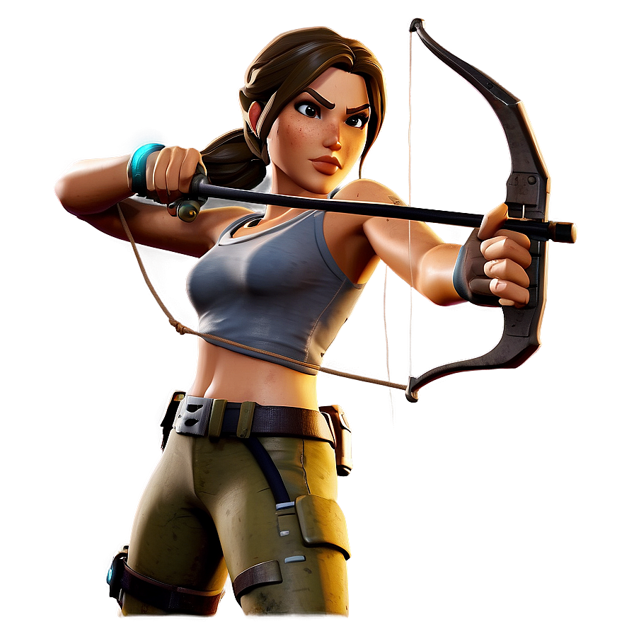 Fortnite X Tomb Raider Lara Croft Png Rpm PNG image