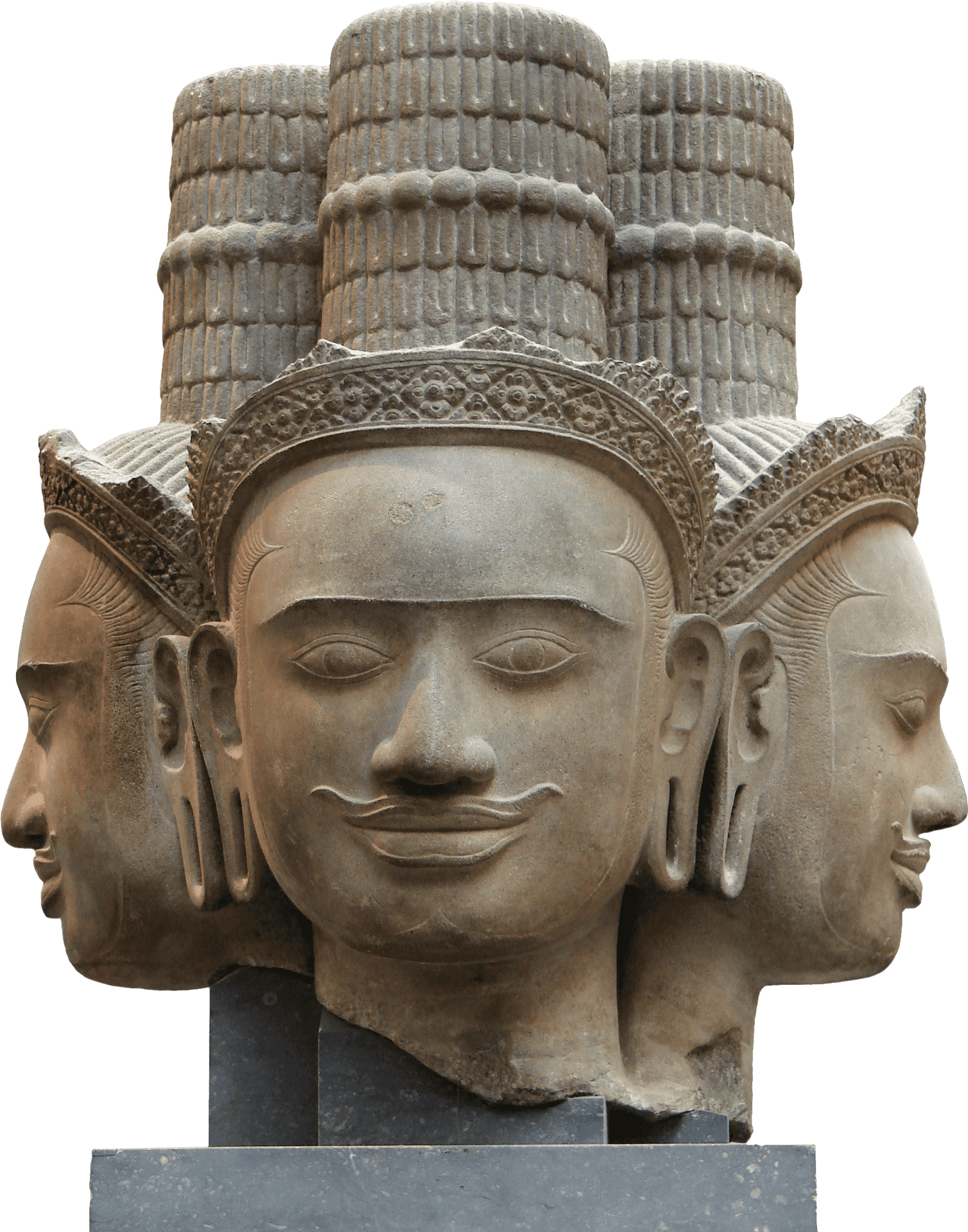 Four Faced Brahma Statue PNG image