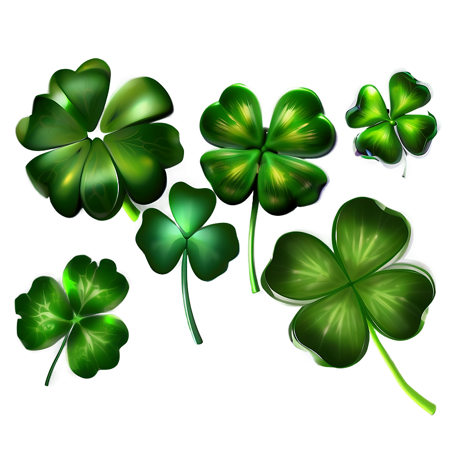 Four Leaf Clover Background Png Abv PNG image