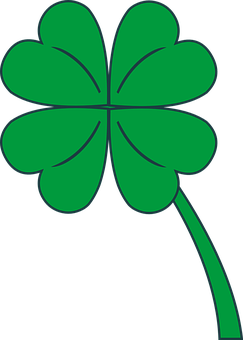 Four Leaf Clover Graphic PNG image