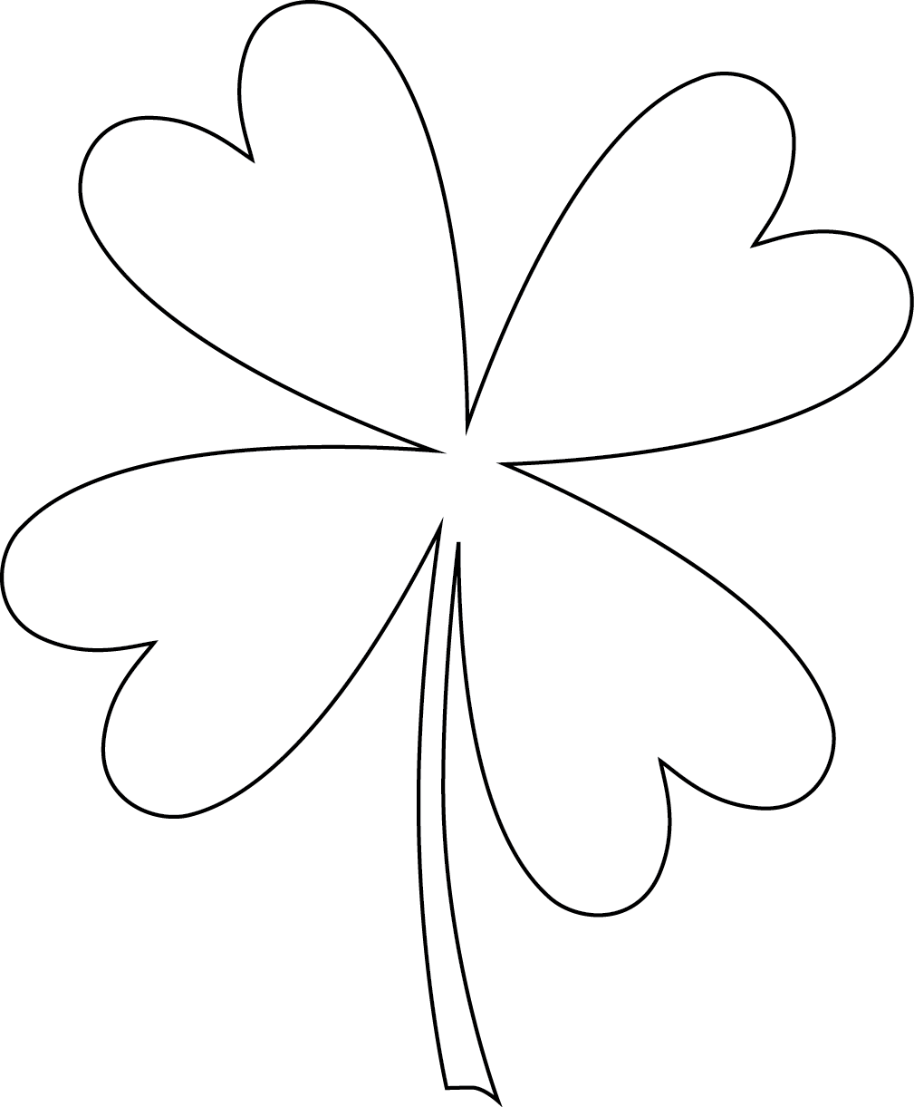 Four Leaf Clover Graphic PNG image