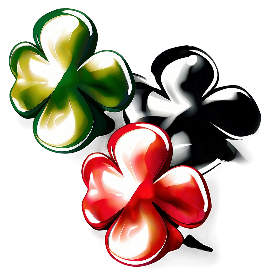 Four Leaf Clover Silhouette Png 05252024 PNG image