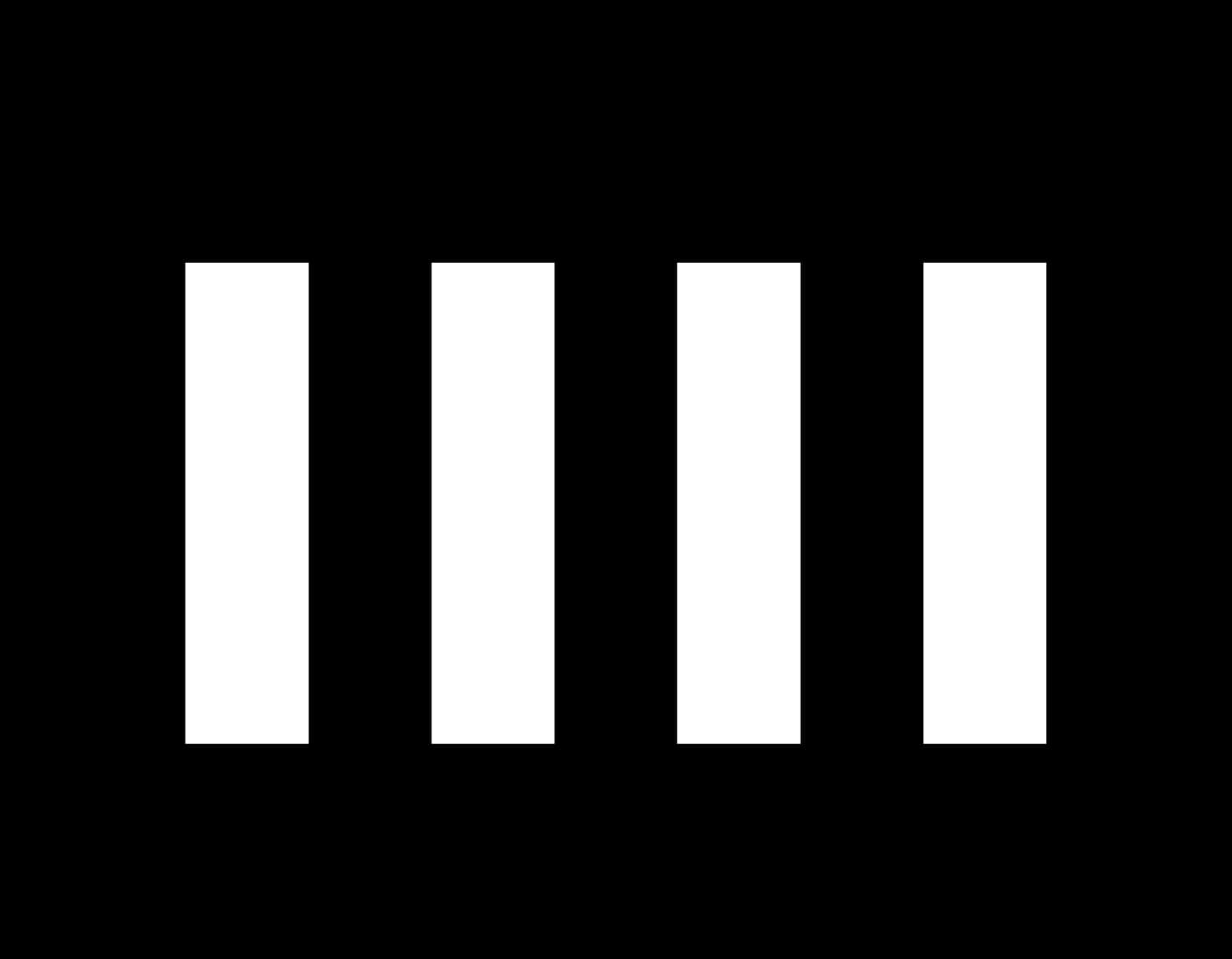 Four Vertical Bars Black Background PNG image