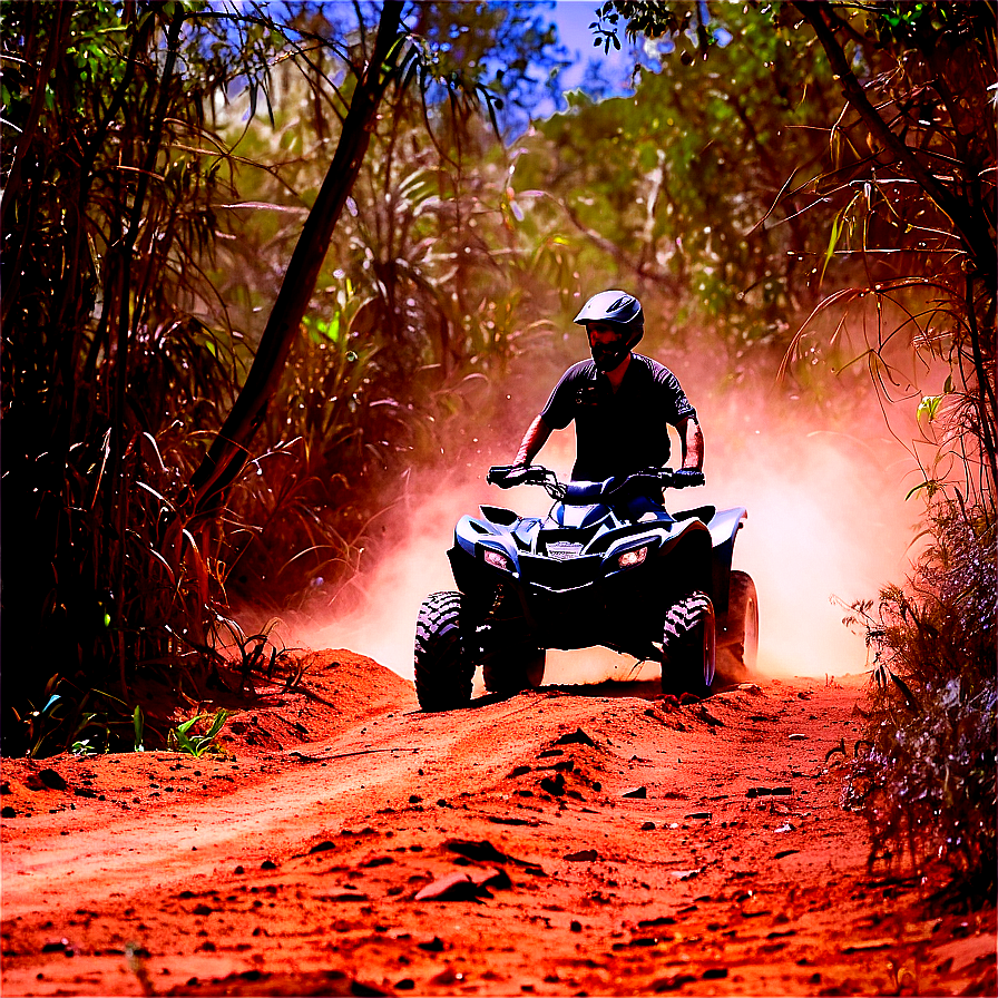 Four Wheeler On A Dusty Trail Png 55 PNG image