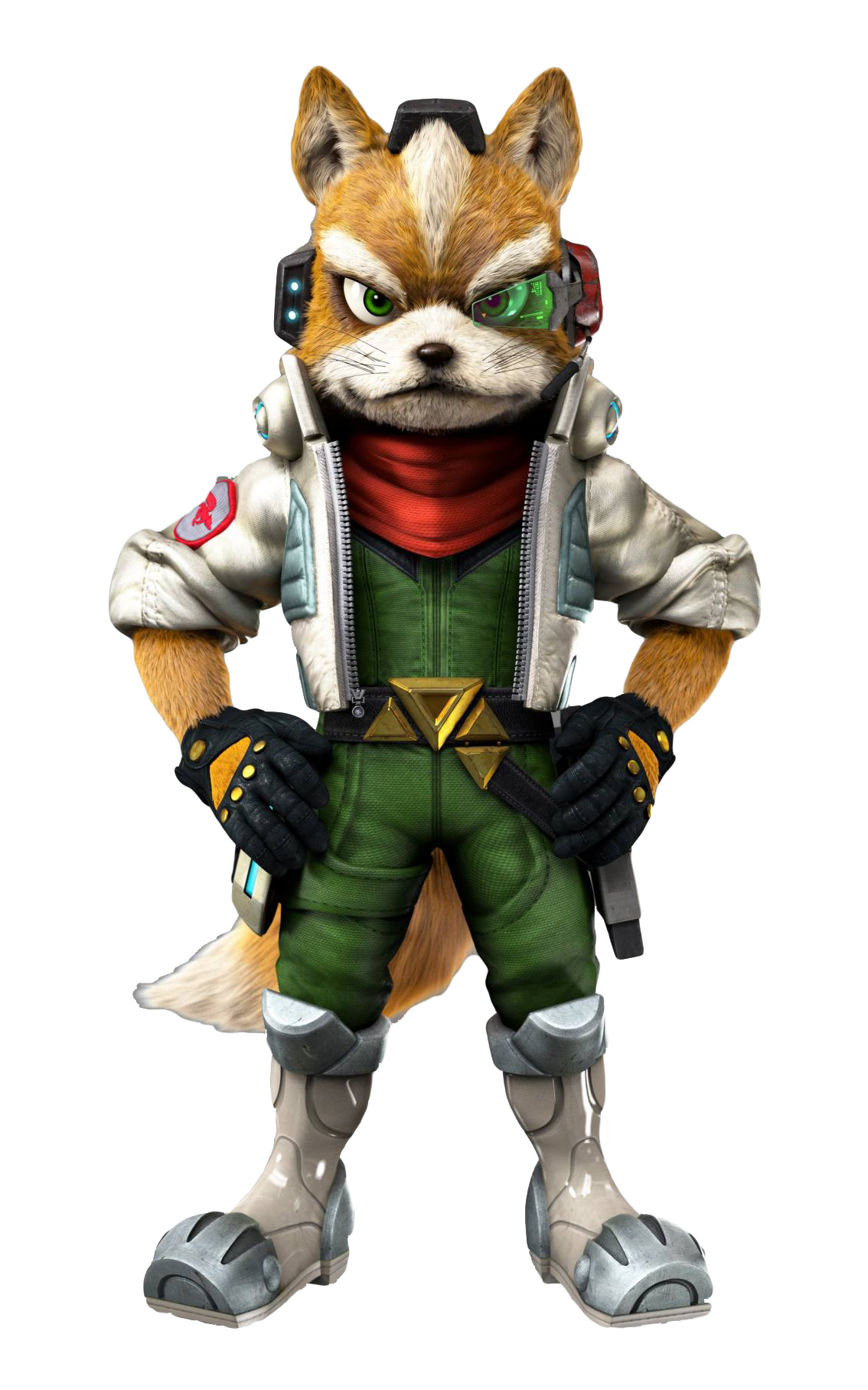 Fox Mc Cloud Star Fighter Pilot PNG image