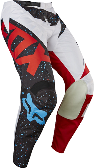 Fox Racing Motocross Pants Action PNG image