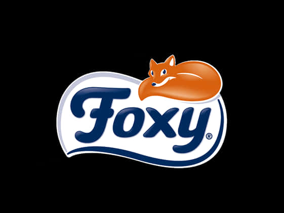 Foxy Brand Logowith Fox PNG image