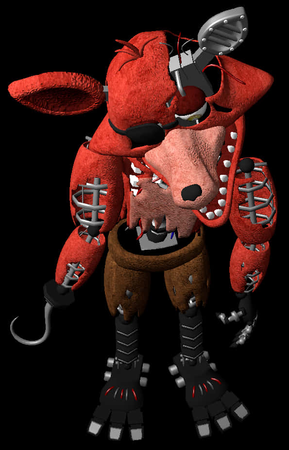 Foxy F N A F Character Render PNG image