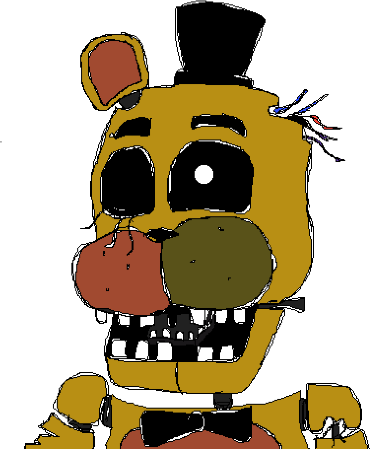 Fredbear_ Animated_ Character_ Drawing PNG image